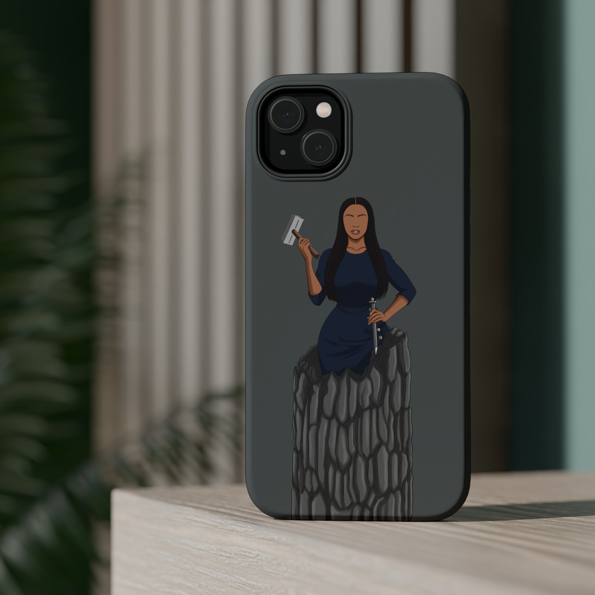 A person working hard to better his/herself - Magsafe Tough Case - self-made woman #6 - Breakthrough Collection