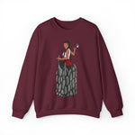 A person working hard to better his/herself - Self-Made Sweatshirt Heavy Blend™ Crewneck - woman #7 - Breakthrough Collection