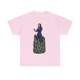 A person working hard to better his/herself - Heavy Cotton Self-Made T-shirt - self-made woman #2 - Breakthrough Collection