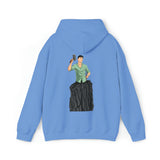 A person working hard to better his/herself - Heavy Blend™ Self-Made Hoodie - Man #15
