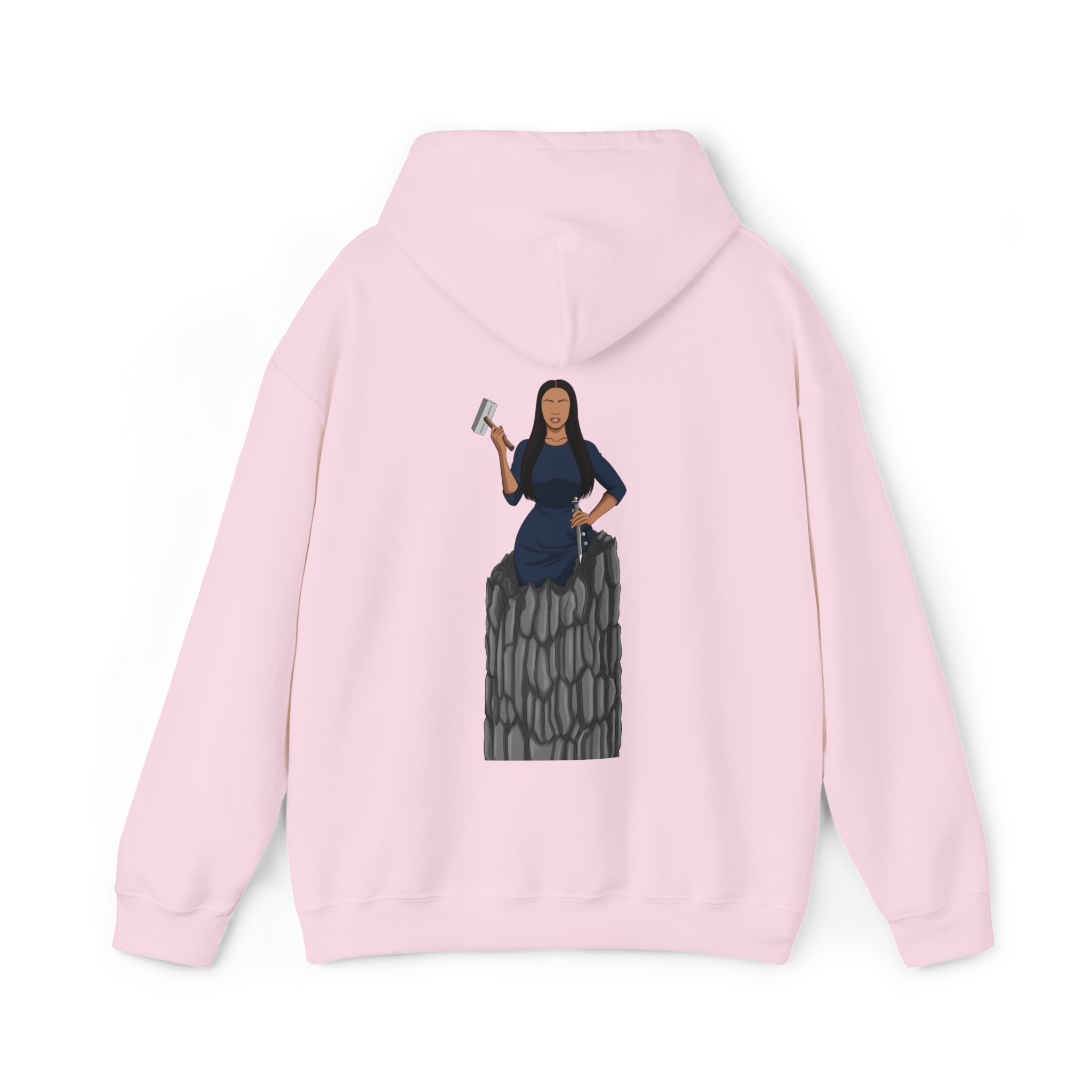 A person working hard to better his/herself - Heavy Blend™ Self-Made Hoodie - Woman #9