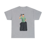 A person working hard to better his/herself - Heavy Cotton Self-Made T-shirt - Self-Made Man #15 - Breakthrough Collection