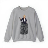 A person working hard to better his/herself - Self-Made Sweatshirt Heavy Blend™ Crewneck - woman #3 - Breakthrough Collection
