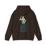 A person working hard to better his/herself - Heavy Blend™ Self-Made Hoodie - Man #15