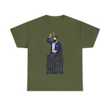 A person working hard to better his/herself - Heavy Cotton Self-Made T-shirt - Self-Made Man #12 - Breakthrough Collection