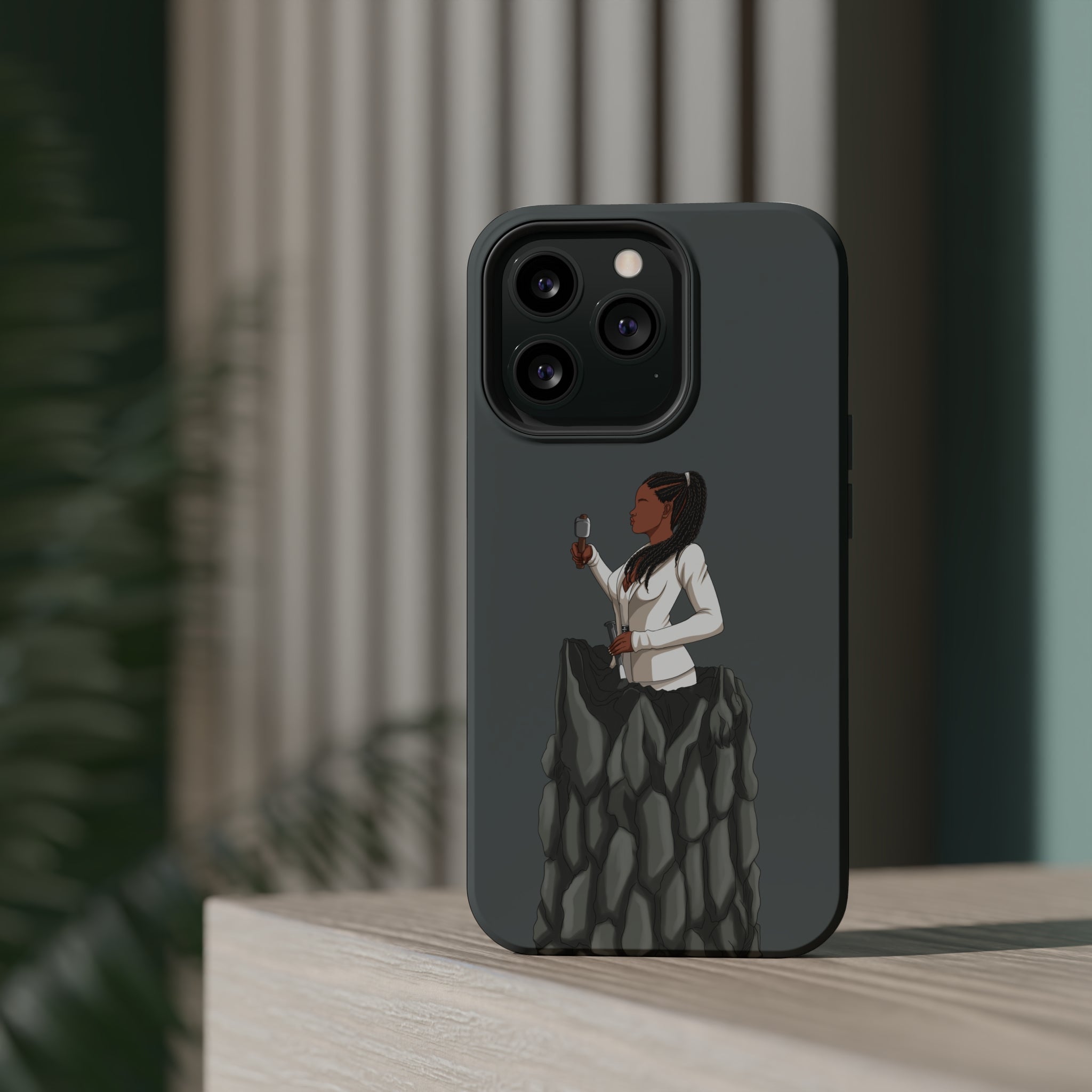 A person working hard to better his/herself - MagSafe Tough Case - self-made woman #4 - Breakthrough Collection