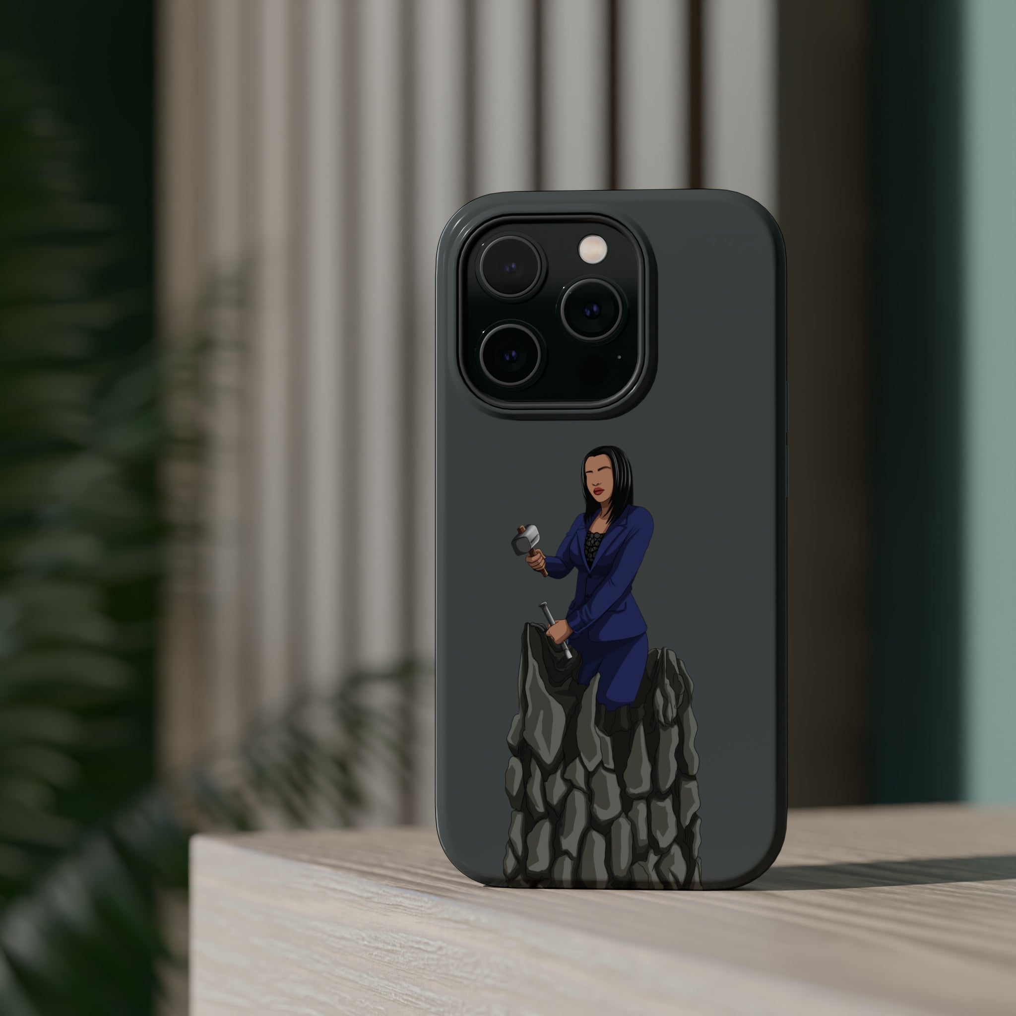 A person working hard to better his/herself - MagSafe Tough Case - self-made woman #2 - Breakthrough Collection