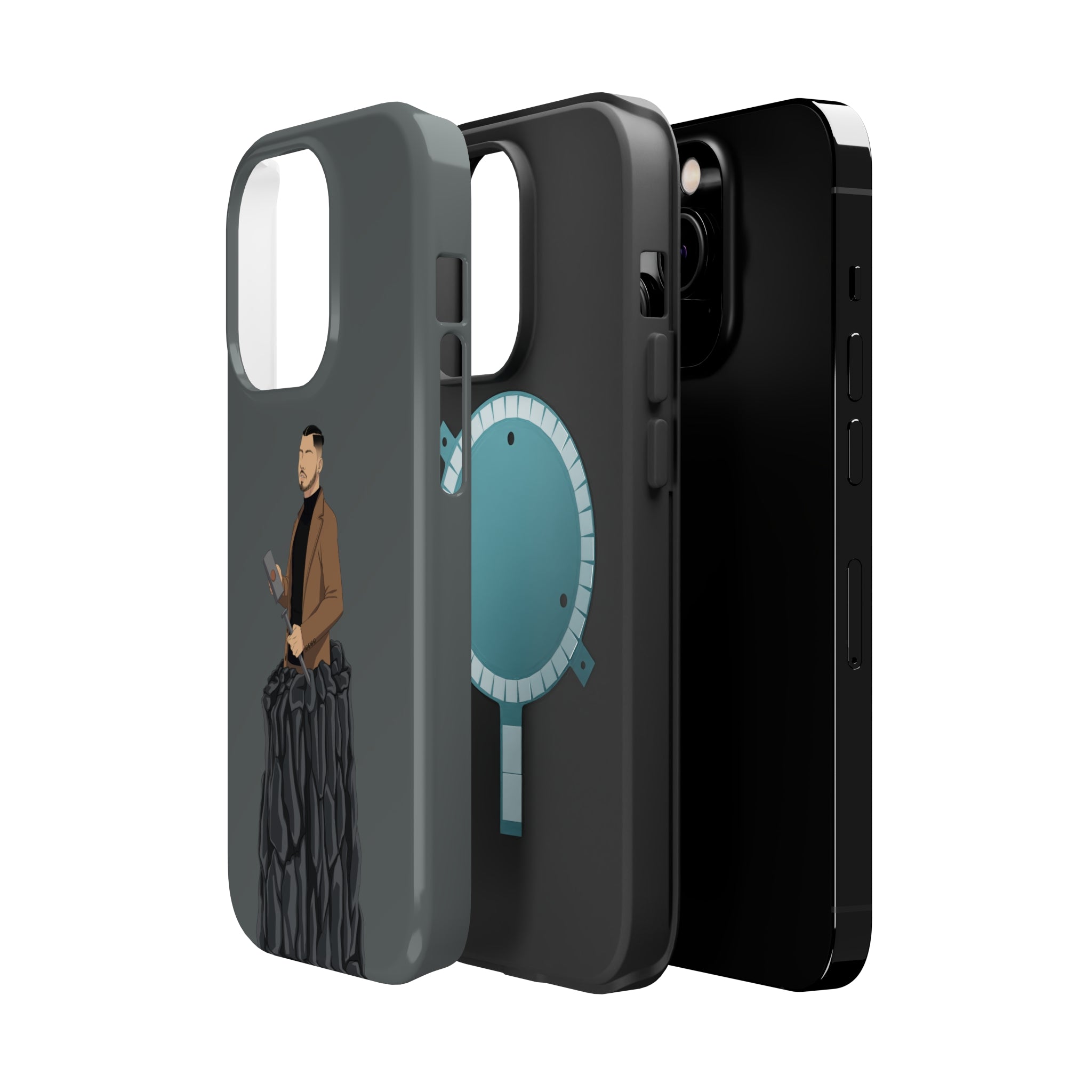 A person working hard to better his/herself - MagSafe Tough Case - Man #14 - Breakthrough Collection