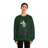A person working hard to better his/herself - Heavy Blend™ Crewneck Sweatshirt - Man #15 - Breakthrough Collection