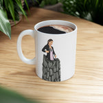 A person working hard to better his/herself - Ceramic Mug 11oz - Self-Made Woman #8 - Breakthrough Collection