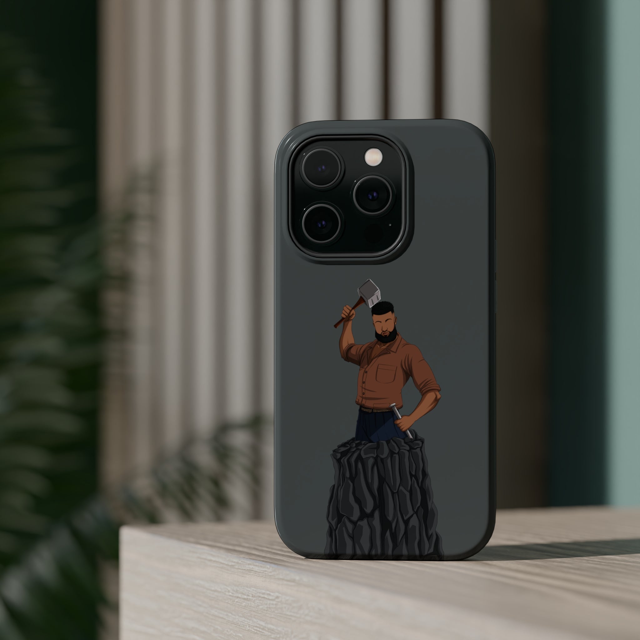A person working hard to better his/herself - MagSafe Tough Case - Self-Made Man #9 - Breakthrough Collection