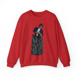 A person working hard to better his/herself - Self-Made Sweatshirt Heavy Blend™ Crewneck - Man #4 - Breakthrough Collection