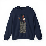 A person working hard to better his/herself - Self-Made Sweatshirt Heavy Blend™ Crewneck - woman #10 - Breakthrough Collection