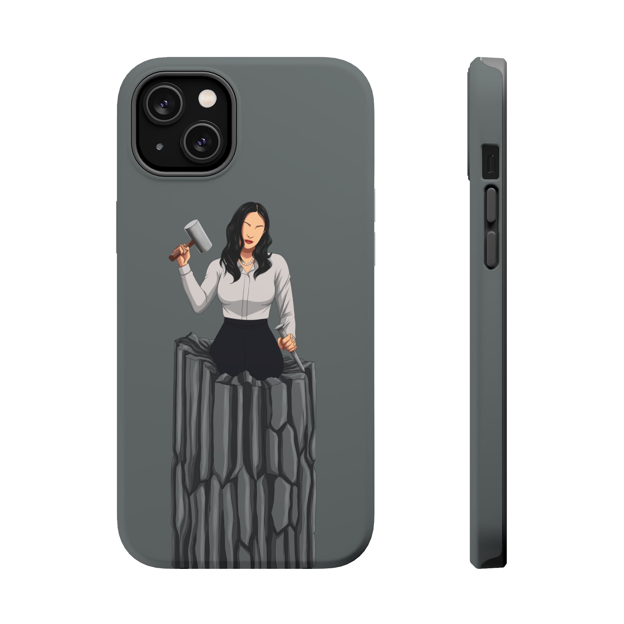 A person working hard to better his/herself - MagSafe Tough Case - Woman #14