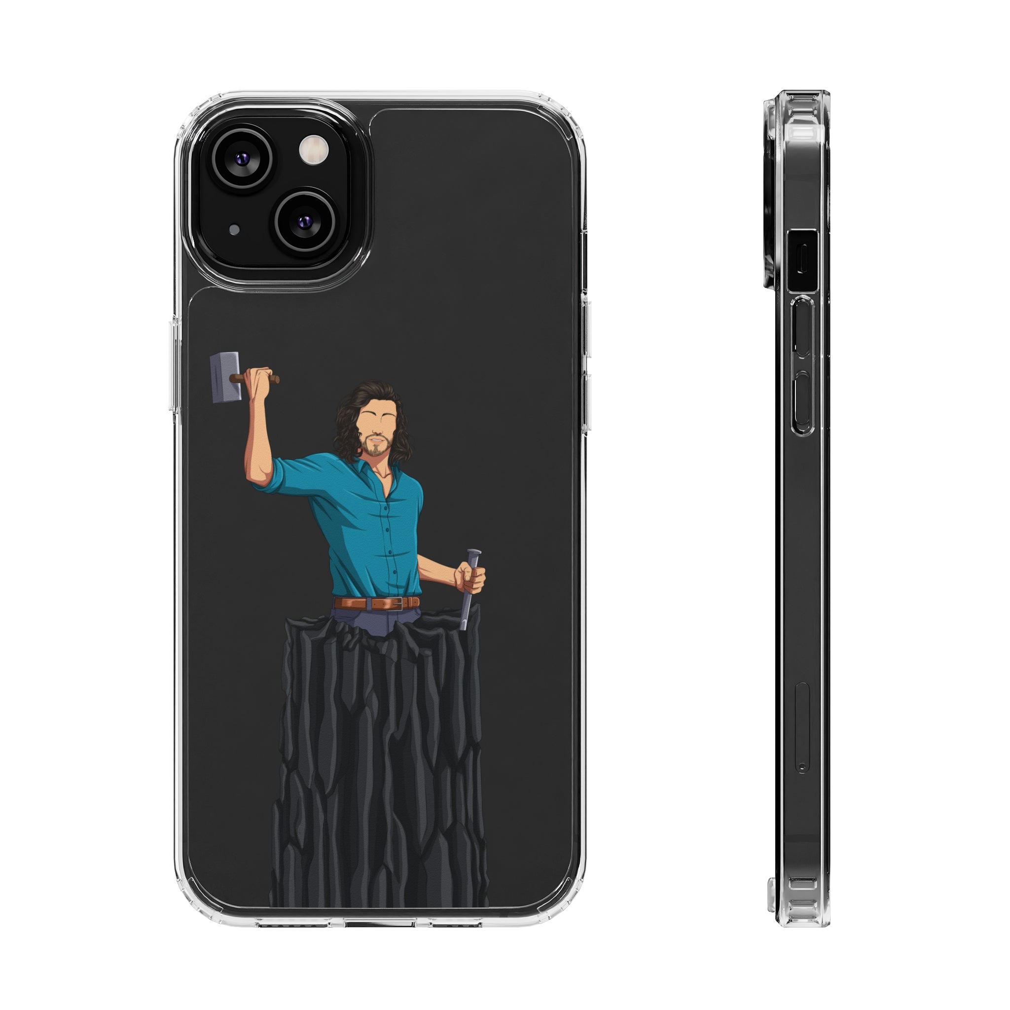 A person working hard to better his/herself - Clear Case - Self-Made Man #10 - Breakthrough Collection