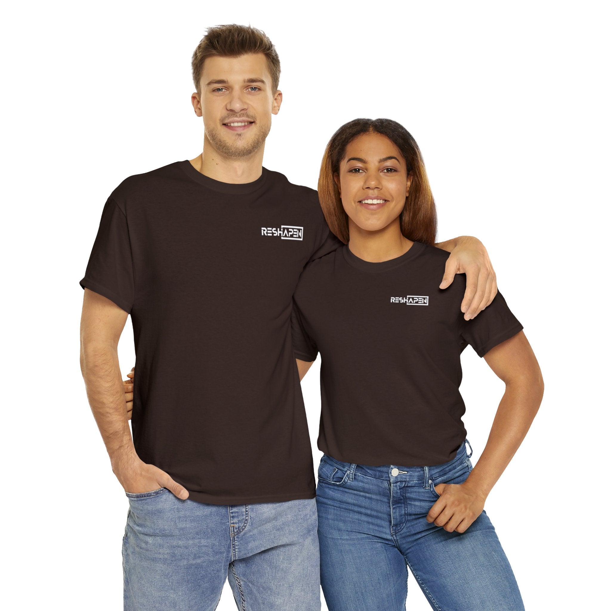 A person working hard to better his/herself - Heavy Cotton Self-Made T-shirt - Reshapen