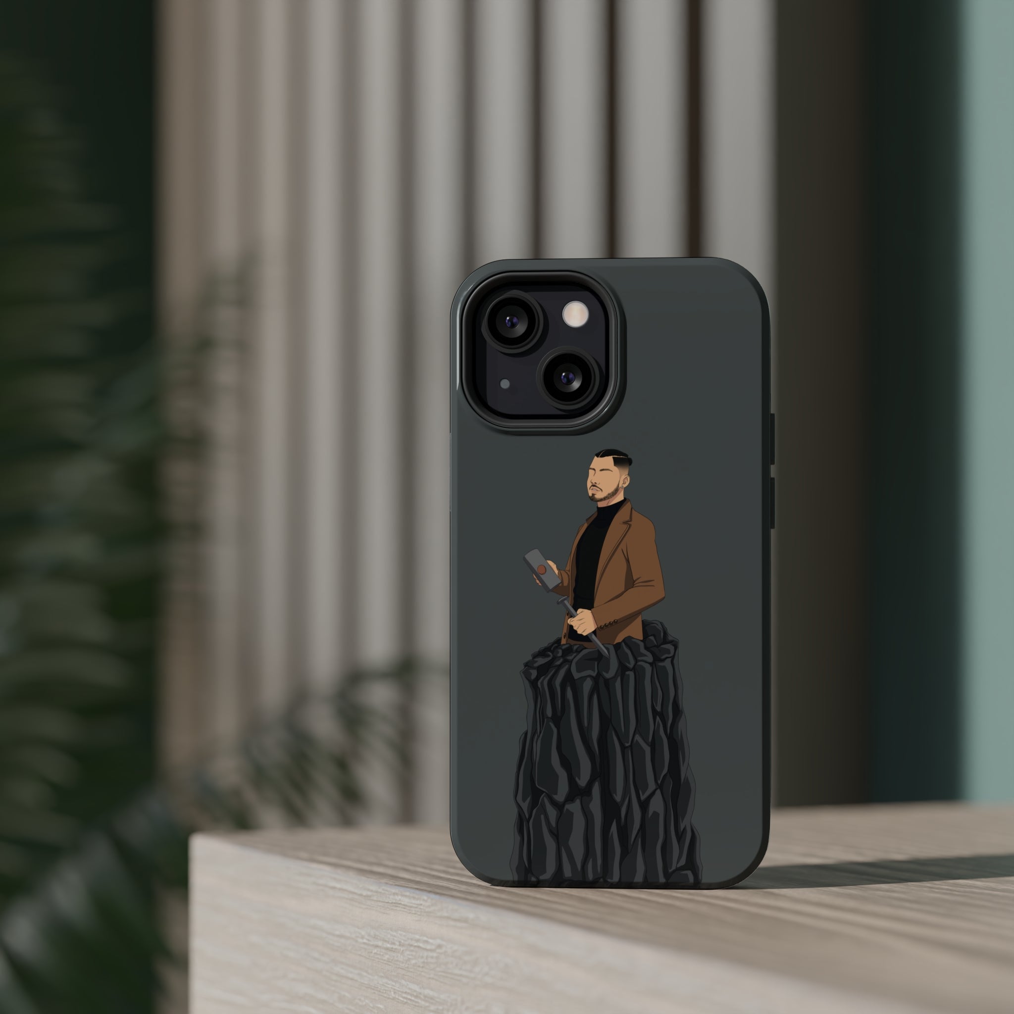 A person working hard to better his/herself - MagSafe Tough Case - Self-Made Man #14 - Breakthrough Collection