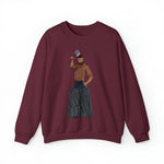 A person working hard to better his/herself - Self-Made Sweatshirt Heavy Blend™ Crewneck - Man #9 - Breakthrough Collection