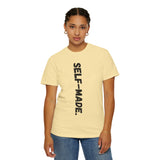 A person working hard to better his/herself - Self-Made. Unisex Garment-Dyed T-shirt
