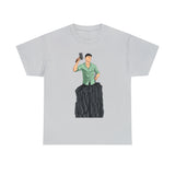 A person working hard to better his/herself - Heavy Cotton Self-Made T-shirt - Self-Made Man #15 - Breakthrough Collection