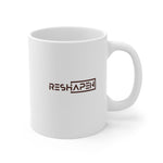 A person working hard to better his/herself - Ceramic Mug 11oz - Self-Made Woman #10 - Breakthrough Collection