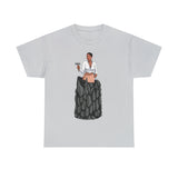 A person working hard to better his/herself - Heavy Cotton Self-Made T-shirt - self-made woman #1 - Breakthrough Collection