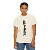 A person working hard to better his/herself - Self-Made. Unisex Garment-Dyed T-shirt
