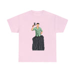 A person working hard to better his/herself - Heavy Cotton Self-Made T-shirt - Self-Made Man #15 - Breakthrough Collection