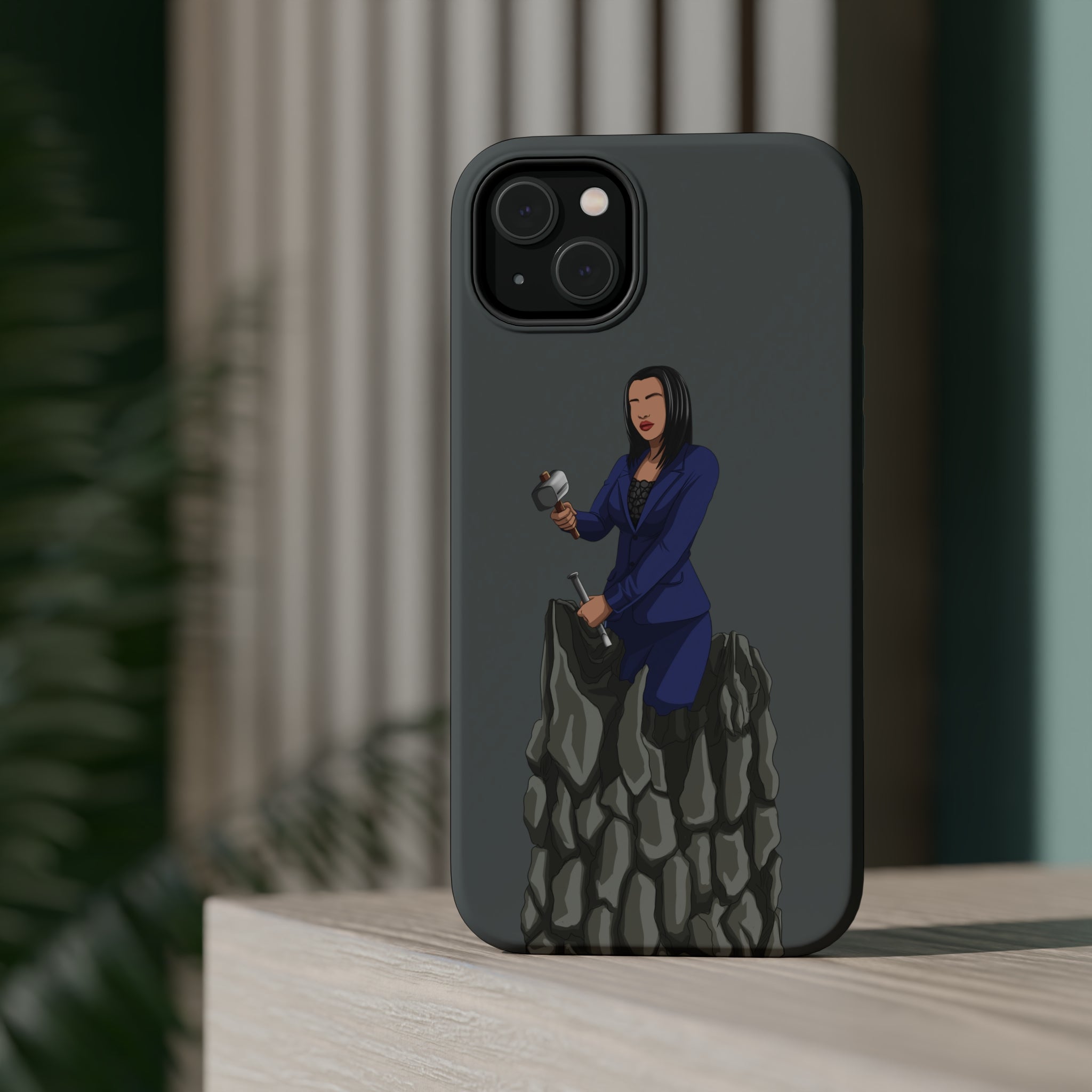 A person working hard to better his/herself - MagSafe Tough Case - self-made woman #2 - Breakthrough Collection