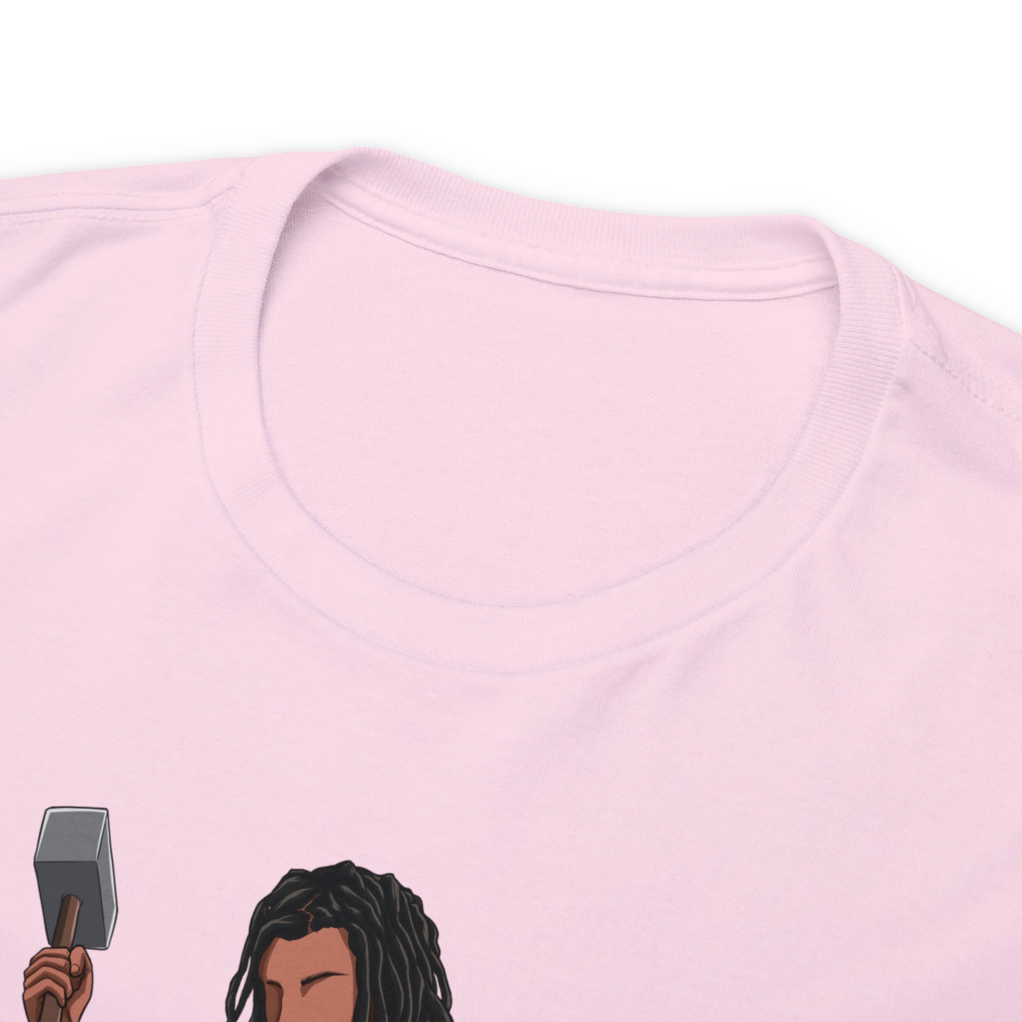 A person working hard to better his/herself - Heavy Cotton Self-Made T-shirt - Self-Made Man #2 - Breakthrough Collection