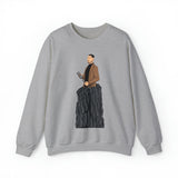 A person working hard to better his/herself - Self-Made Sweatshirt Heavy Blend™ Crewneck - Man #14 - Breakthrough Collection