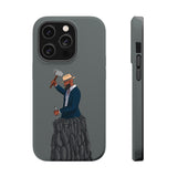 A person working hard to better his/herself - MagSafe Tough Case - Self-Made Man #7 - Breakthrough Collection
