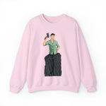 A person working hard to better his/herself - Heavy Blend™ Crewneck Sweatshirt - Man #15 - Breakthrough Collection