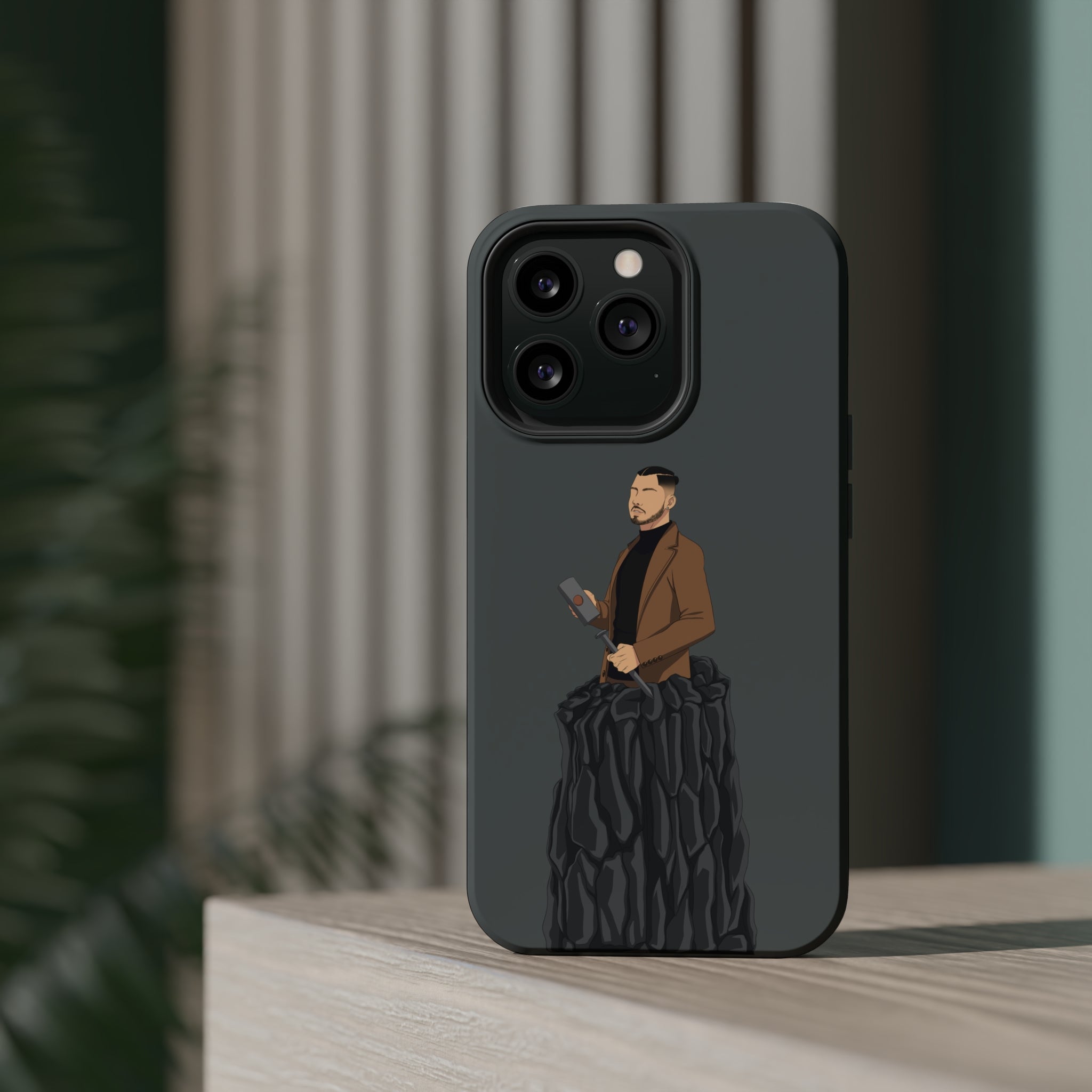 A person working hard to better his/herself - MagSafe Tough Case - Self-Made Man #14 - Breakthrough Collection