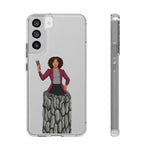 A person working hard to better his/herself - Clear Case - Self-Made Woman #15