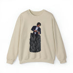 A person working hard to better his/herself - Self-Made Sweatshirt Heavy Blend™ Crewneck - Man #4 - Breakthrough Collection