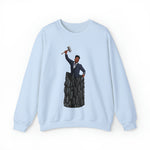 A person working hard to better his/herself - Self-Made Sweatshirt Heavy Blend™ Crewneck - Man #1 - Breakthrough Collection