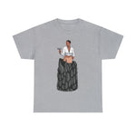 A person working hard to better his/herself - Heavy Cotton Self-Made T-shirt - self-made woman #1 - Breakthrough Collection