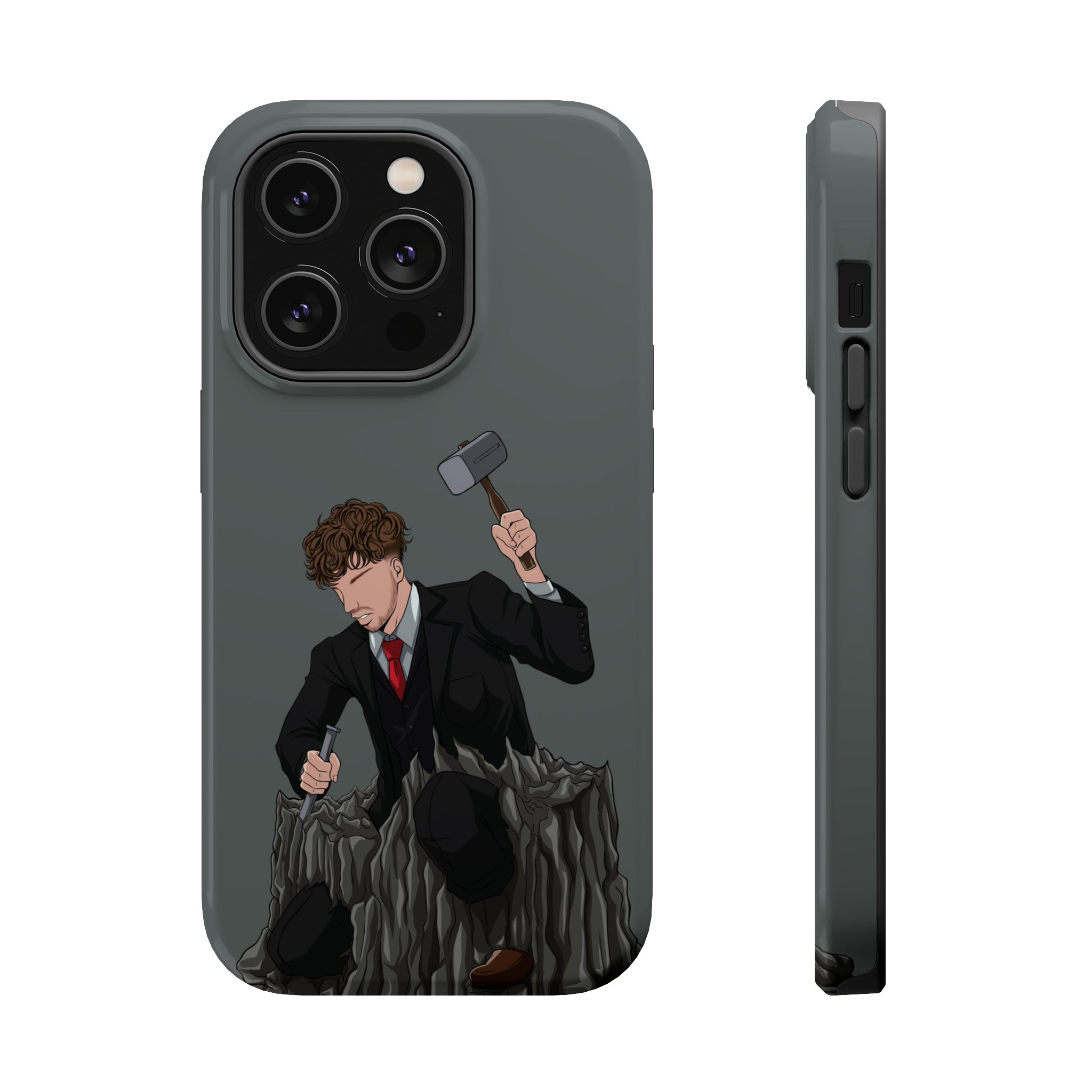 A person working hard to better his/herself - MagSafe Tough Case - Man #17 - Breakthrough Collection