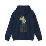 A person working hard to better his/herself - Heavy Blend™ Self-Made Hoodie - Man #15