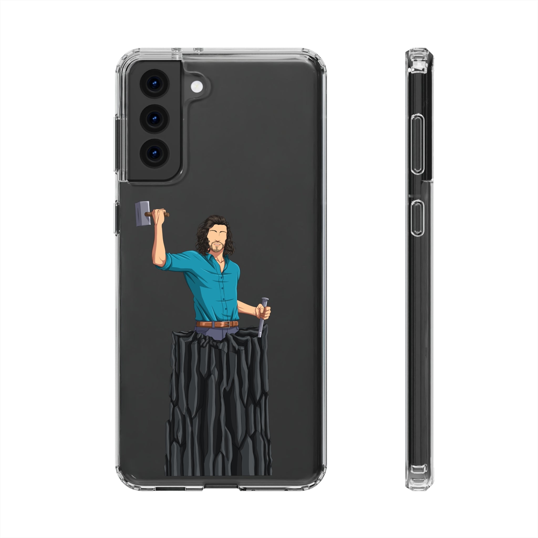 A person working hard to better his/herself - Clear Case - Self-Made Man #10 - Breakthrough Collection