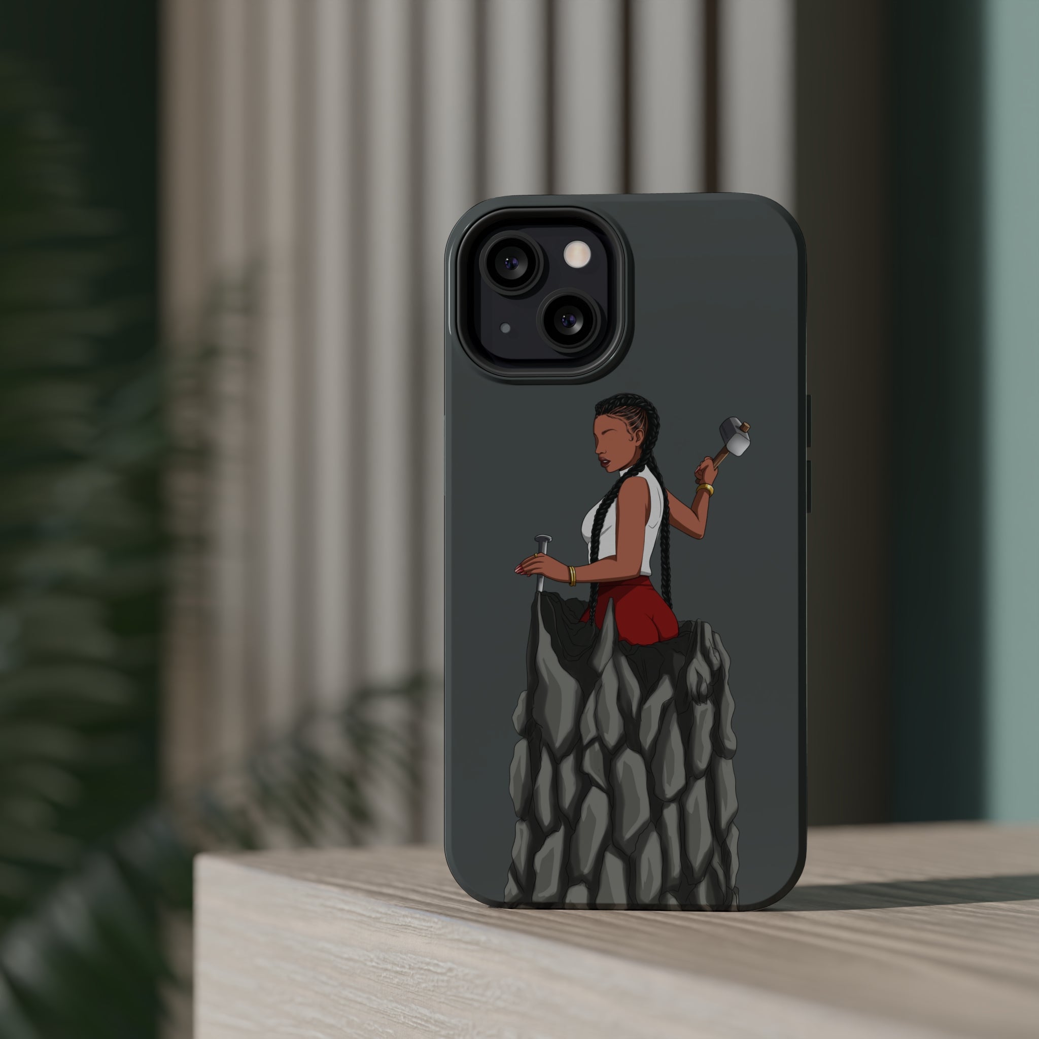 A person working hard to better his/herself - MagSafe Tough Case - #Woman #7 - Breakthrough Collection