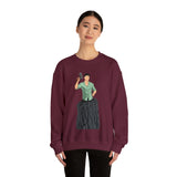 A person working hard to better his/herself - Heavy Blend™ Crewneck Sweatshirt - Man #15 - Breakthrough Collection