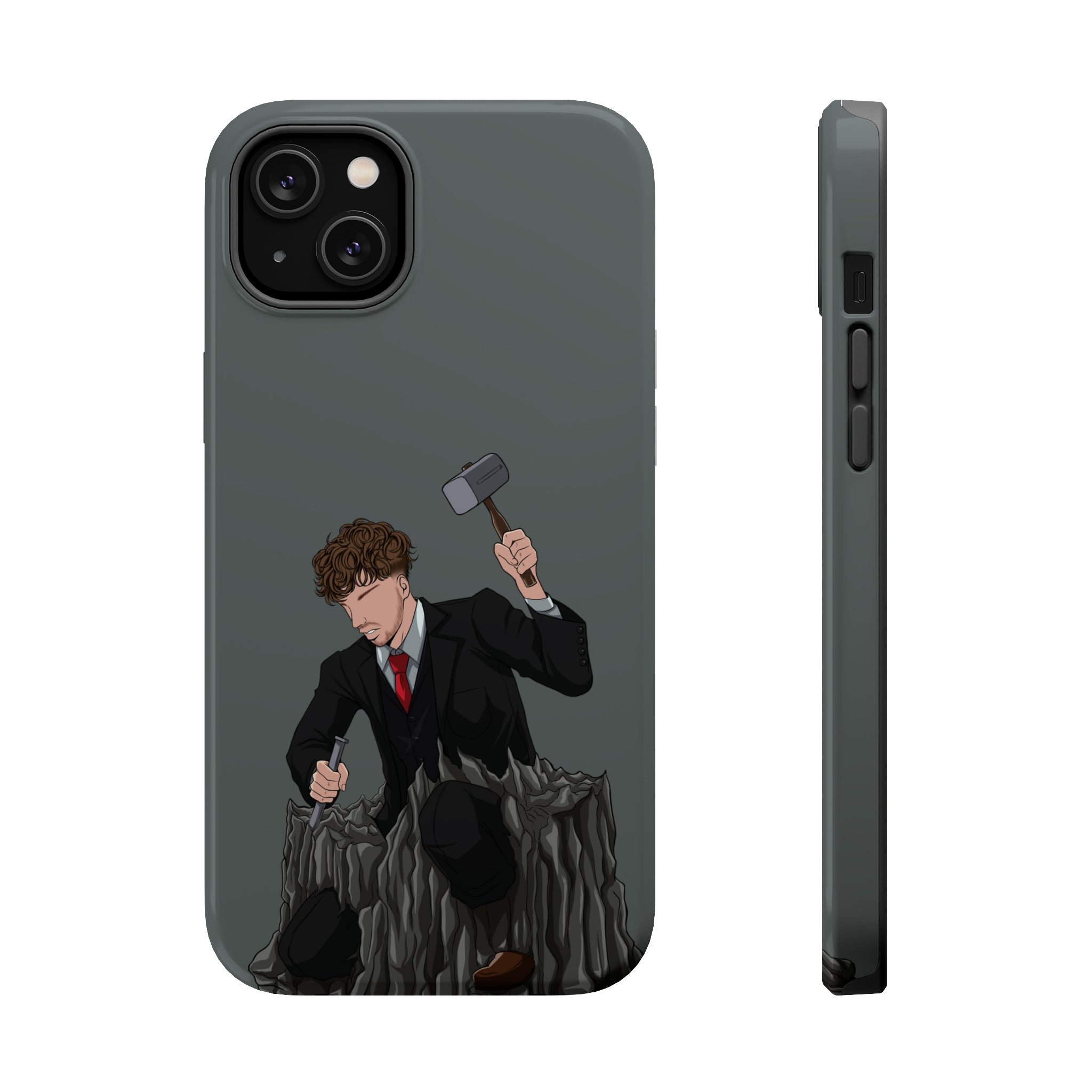 A person working hard to better his/herself - MagSafe Tough Case - Man #17 - Breakthrough Collection