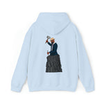 A person working hard to better his/herself - Heavy Blend™ Hoodie - Man #7 - Breakthrough Collection