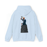 A person working hard to better his/herself - Heavy Blend™ Hoodie - Man #7 - Breakthrough Collection