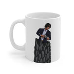 A person working hard to better his/herself - Ceramic Mug 11oz - Self-Made Man #4 - Breakthrough Collection