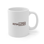 A person working hard to better his/herself - Ceramic Mug 11oz - Self-Made Woman #3 - Breakthrough Collection