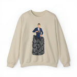 A person working hard to better his/herself - Self-Made Sweatshirt Heavy Blend™ Crewneck - Man #5 - Breakthrough Collection