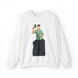 A person working hard to better his/herself - Heavy Blend™ Crewneck Sweatshirt - Man #15 - Breakthrough Collection